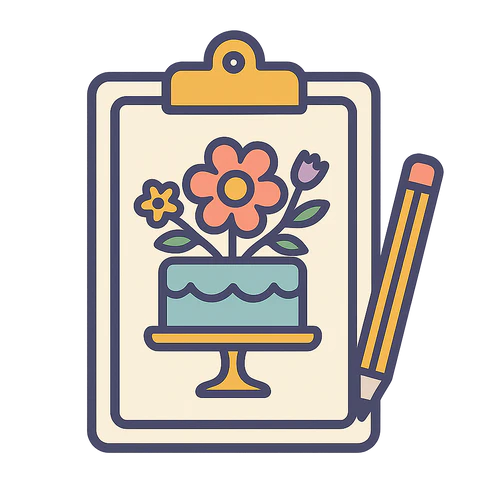 Floral Cake Design Planning Notes